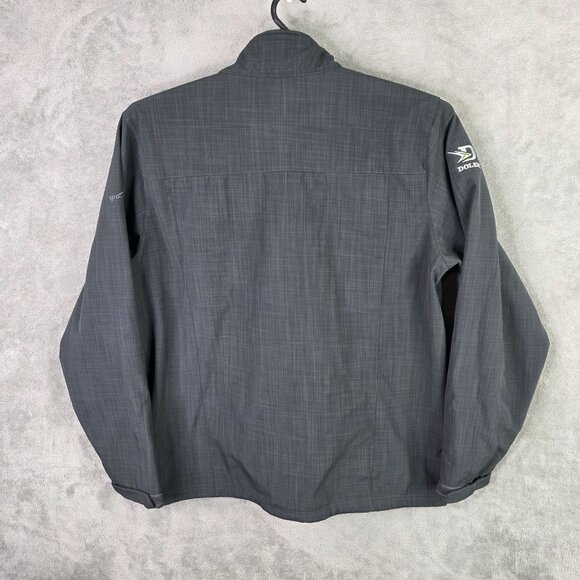 Mens Eddie Bauer Gray Full Zip Jacket 100% Polyester Dolese Fleece Lining XL - Picture 5 of 10
